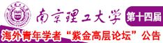 日本屄网站南京理工大学第十四届海外青年学者紫金论坛诚邀海内外英才！